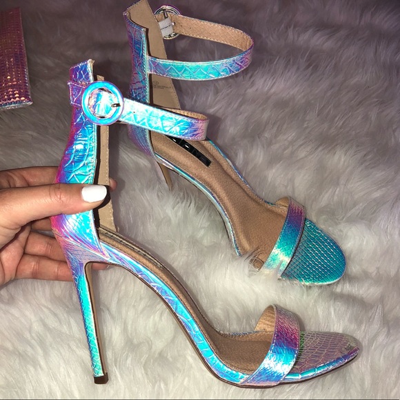 Shoes | Holographic Iridescent Snake 